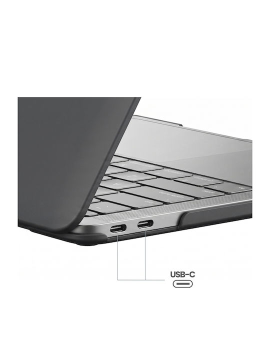 Avizar Hard Shell Case Macbook Neo 13" Ventilation Grilles Anti-slip Pads Black
