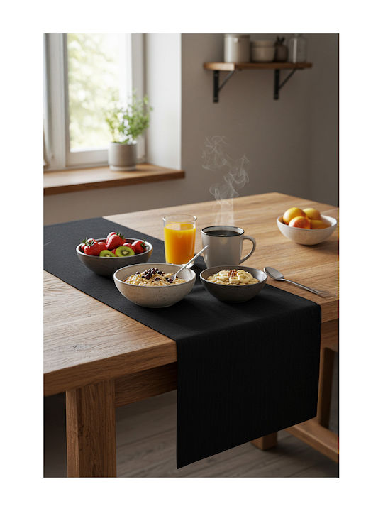 SteweHome Linen Grey Tablecloth 150x50cm