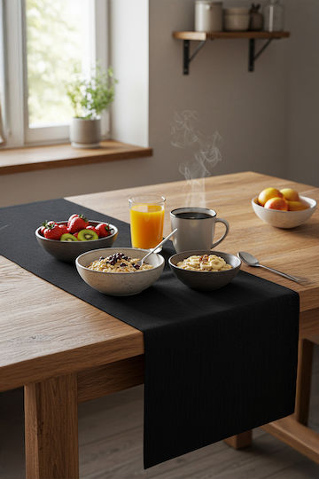 SteweHome Τραπεζομάντηλο Γκρι 150x50εκ. SteweHome Τραπεζομάντηλο Γκρι 150x50εκ.