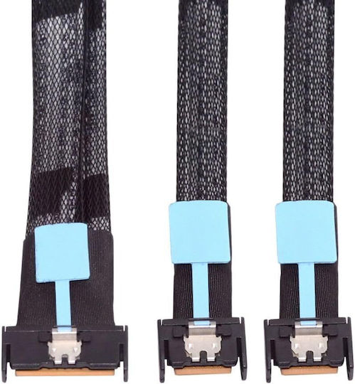 Καλώδιο Chenyang Pci-e 5.0 Mcio 8x Προς 2x Mcio 4x 74 Ακίδων 38 Ακίδων 0,5 M