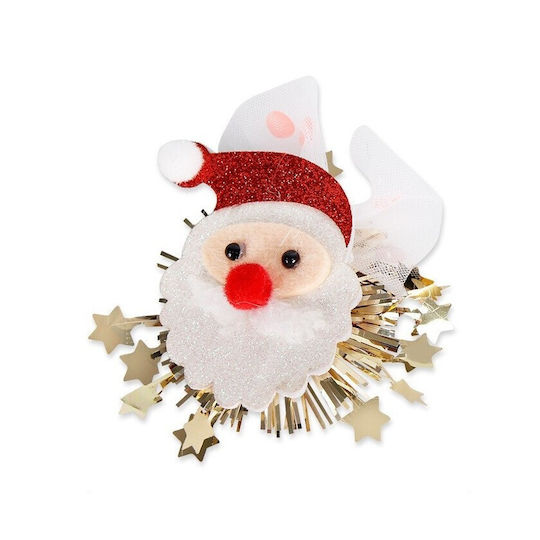Hair Clip Alista Home Christmas Theme Santa Claus Design Fabric 10.5 X 9 Cm Multicolor