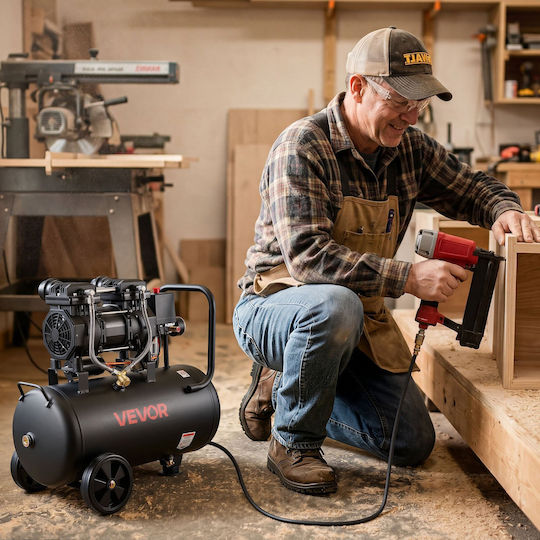 Vevor Air Compressor with 2hp Power and 30lt Air Chamber