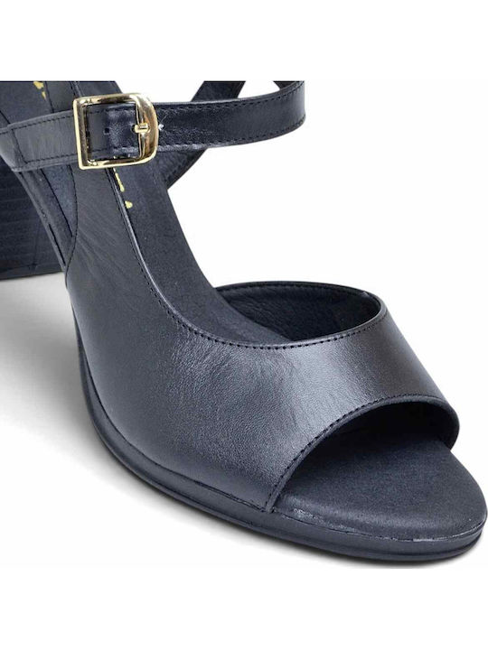 Damen Sandalen Aus Leder Anatomisch Schwarz