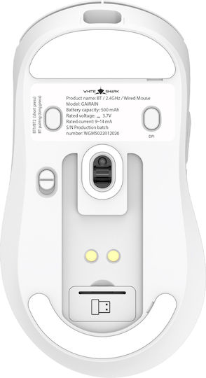 White Shark Gawain Wireless Gaming Mouse 12000 DPI White