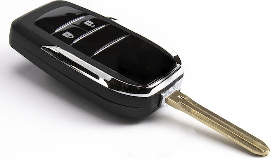 Κέλυφος Αναδιπλούμενου Κλειδιού Toyota Camry Urban Cruiser Hilux Rav4 2 Κουμπιά