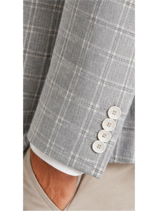 Men’s Suit Jacket Checkered