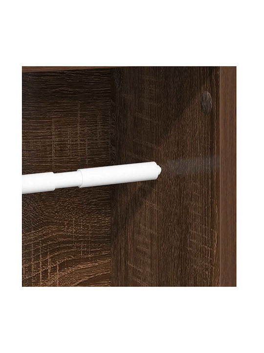 vidaXL Χαρτοθήκη Καφέ 8721158573919