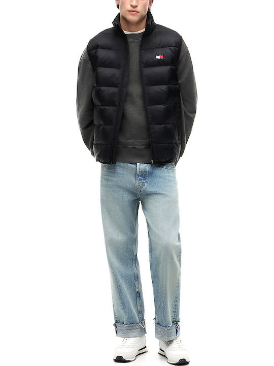 Sleeveless Denim Jacket Black