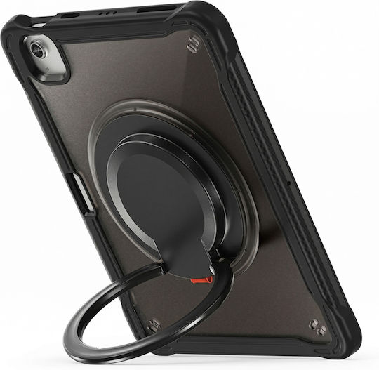 Avizar Husă Ipad Air 11 M4 2026 Antisoc Colțuri Întărite Mâner Stand Negru Transparent