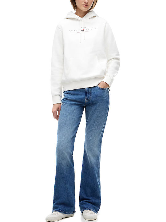 Long Women's Hoodie White