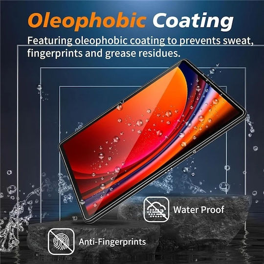 Protectoare De Ecran Din Sticlă Temperată Samsung Galaxy Tab S7 S8 S9 S9 Fe Claritate Maximă Protecție Grosime 0.33mm Strat Oleofobic Anti-Amprentă Skdr 3d Tab Sticlă Neagră