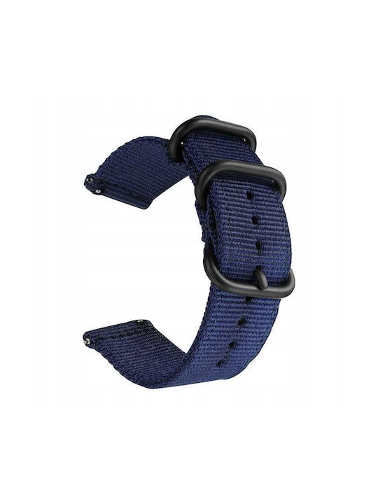 Sc Curea Nato 22mm Albastru Marin Sc Curea Nato 22mm Albastru Marin