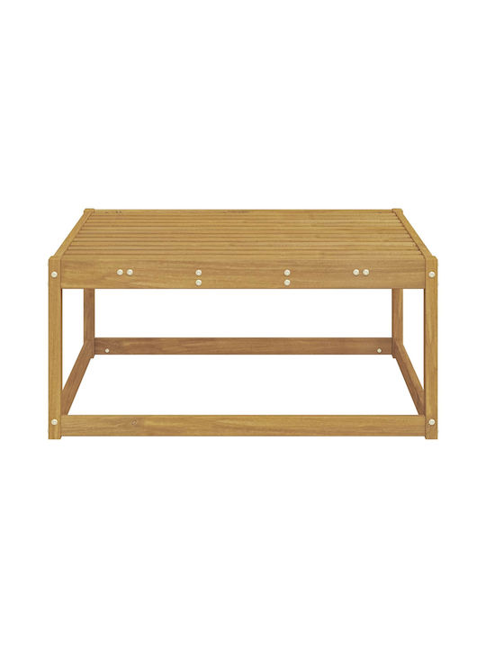 Hölzernes Gartenhocker Weiß 79x79x37cm