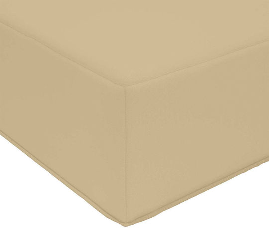 Hölzernes Außenbereich-Hocker Weiß 59x59x37cm Hölzernes Außenbereich-Hocker Weiß 59x59x37cm