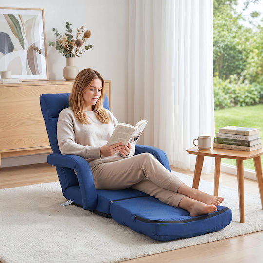 Vielseitiger Sitzsack Nackenrolle Blau