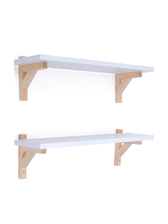 Kids Shelves Wall Mount 60x15x15cm