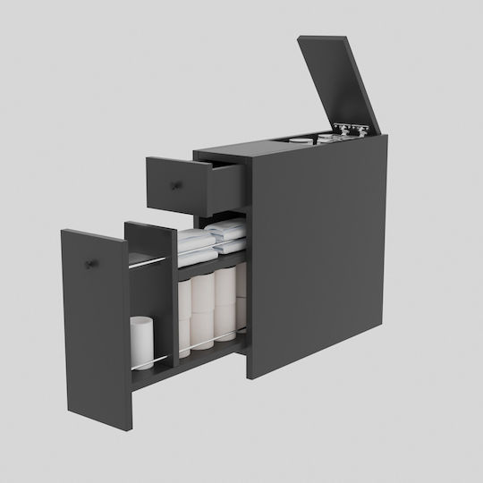 Έπιπλο Μπάνιου Ανθρακί Celana 60x20x55