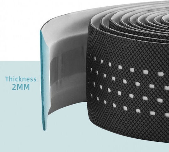 Rockbros Bdtk-bkw Bicycle Handlebar Tape Black White