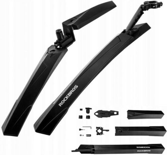 Rockbros Bicycle Fender Set Ws1001bk Front Rear