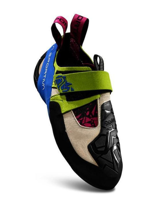 La Sportiva Skwama Women's Asymmetrical Green Climbing Shoes