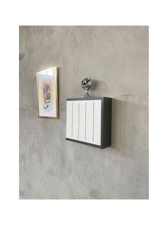 Ντουλάπι Τοίχου Γκρι 39x11x11εκ.