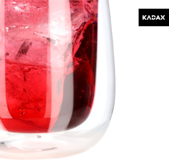 Kadax Σετ Ποτήρια Νερού / Κοκτέιλ / Καφέ / Freddo Γυάλινα 280ml 6τμχ