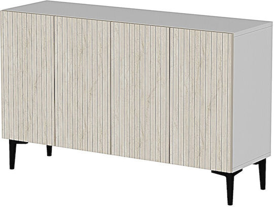 Μπουφές Ξύλινος Πολύχρωμος 120x32x75cm
