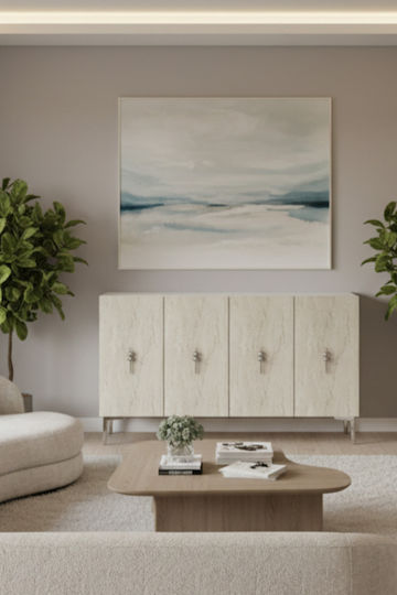 Буфет Дървен Кафяв 120x32x75см