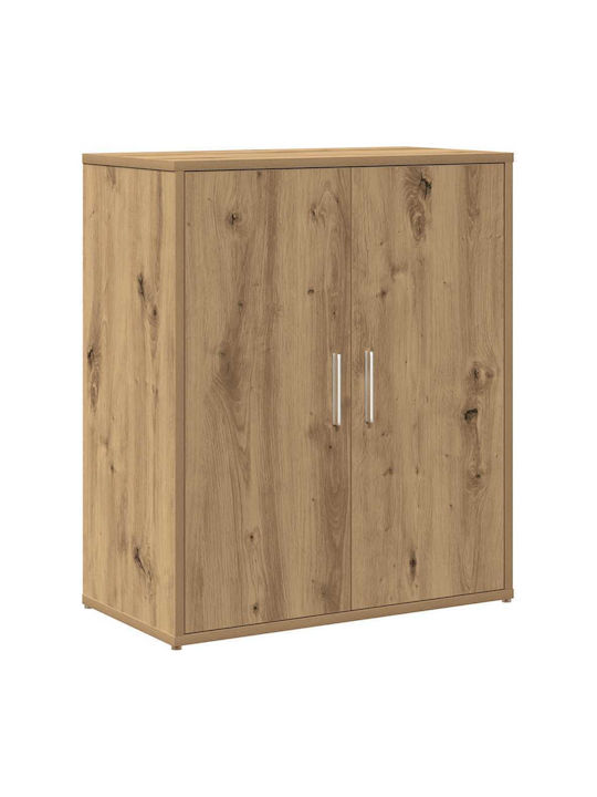 Wooden Sideboard Artisan Oak 60x31x70cm