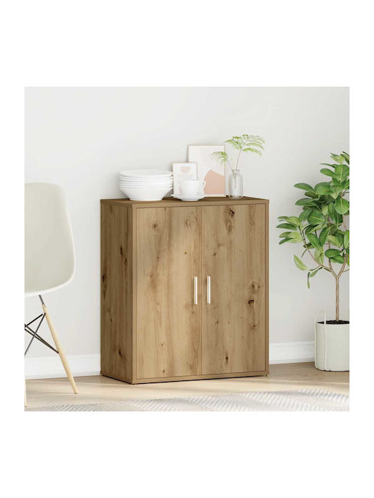 Wooden Sideboard Artisan Oak 60x31x70cm