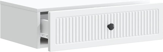 Конзола Дървена Бял Д59xШ34.5xВ17см