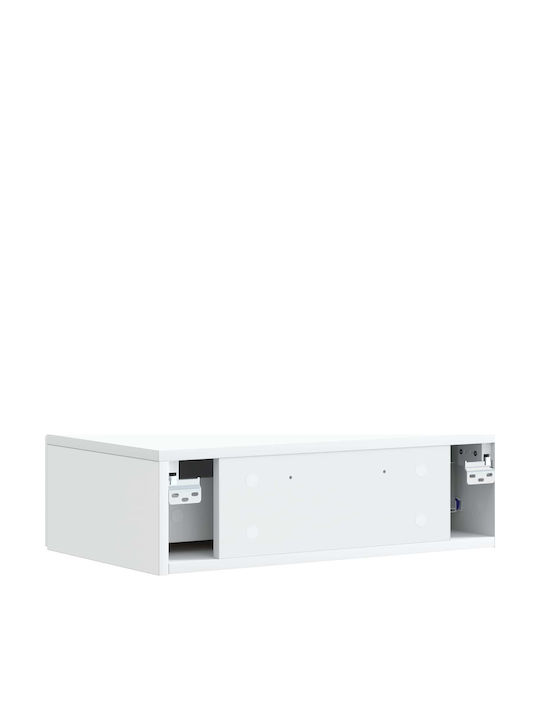 Wooden Console White L59xW34.5xH17cm