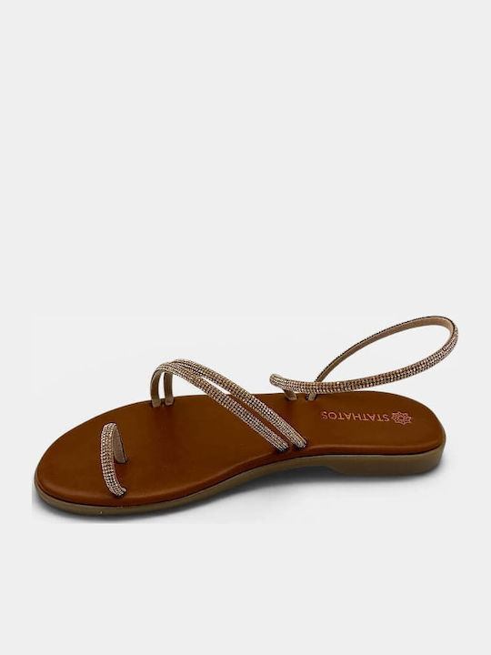 Women's Flat Sandals Rose Gold