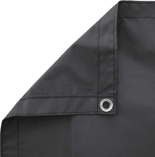 vidaXL Schattengewebe Schwarz mit PU-Beschichtung 1,8x10m 160g/m²