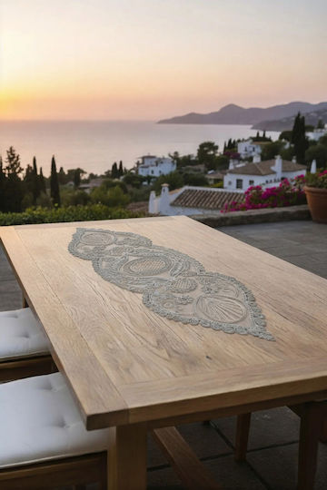 SteweHome Runner With Lace 35x110cm