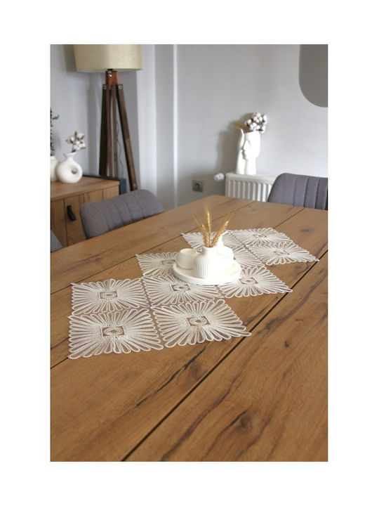 SteweHome Runner With Lace 35x110cm
