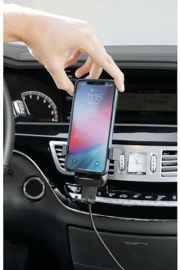 Lampa Car Mobile Mount with Adjustable Hooks and Wireless Charging 10W Black