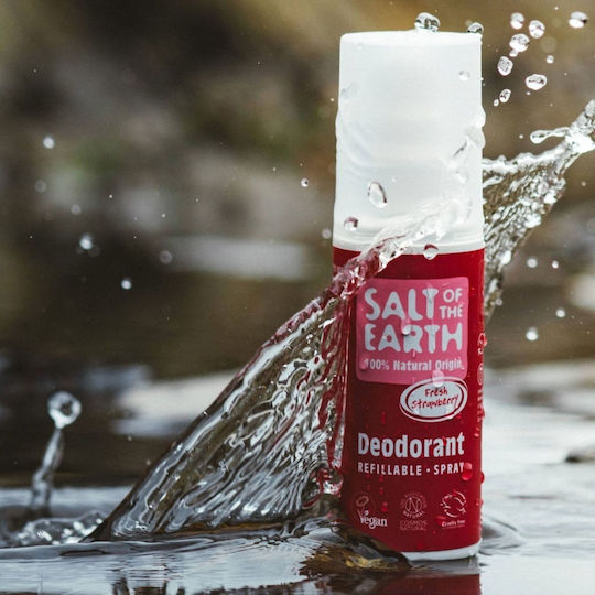 Salt of the Earth Rock Chick Sweet Strawberry Αποσμητικό σε Spray Χωρίς Αλουμίνιο 100ml