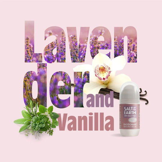 Salt of the Earth Lavender & Vanilla Αποσμητικό σε Spray Χωρίς Αλουμίνιο 100ml