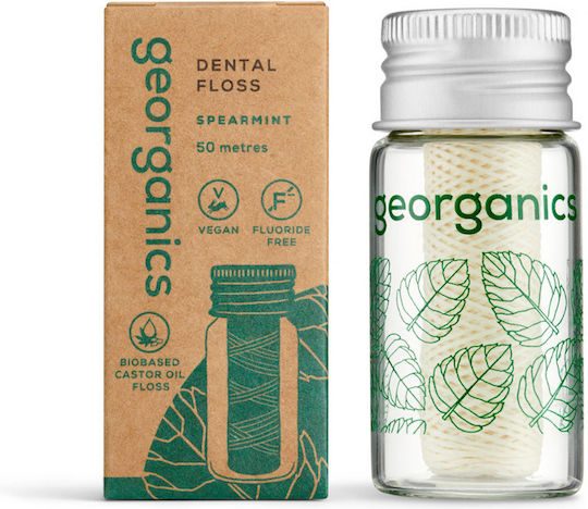 Georganics Οδοντικό Νήμα με Γεύση Μέντα 50m