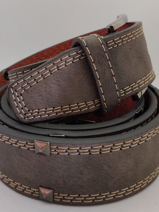 Herren Gürtel aus Künstliches Leder Braun