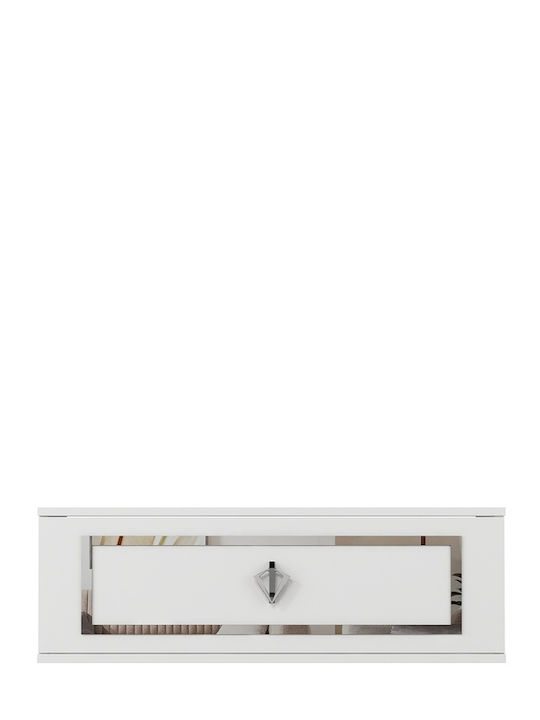 White TV Stand L87xD33xH33cm