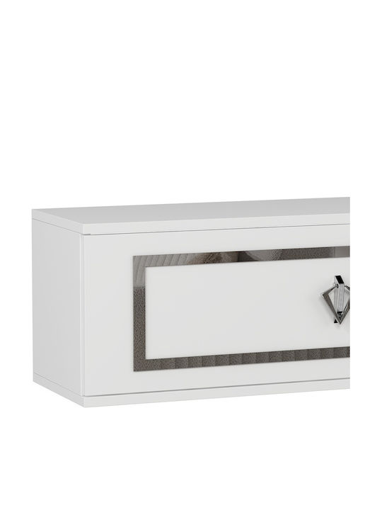 White TV Stand L87xD33xH33cm