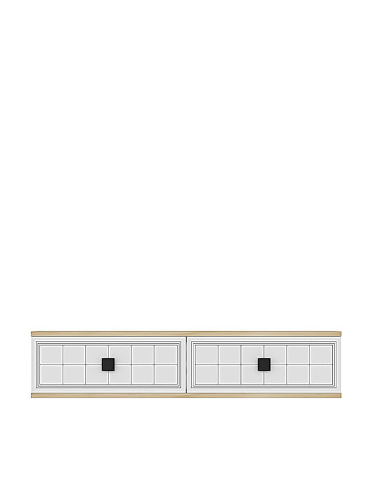 White TV Stand L120xD30xH26cm