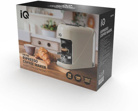 IQ Καφετιέρα για Κάψουλες Nespresso Πίεσης 20bar Καφέ