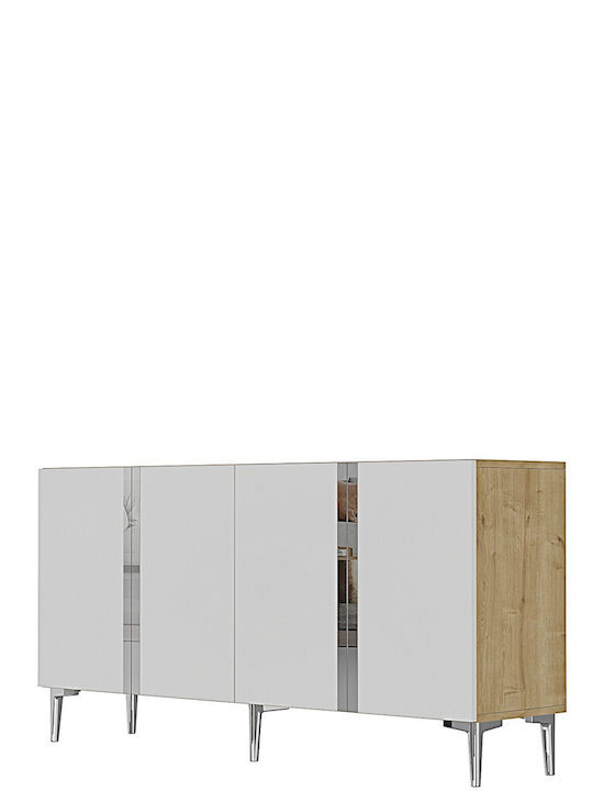 White TV Stand L150xD32xH75cm