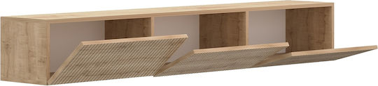 TV Stand with LED Lighting Brown L180xD31xH28cm