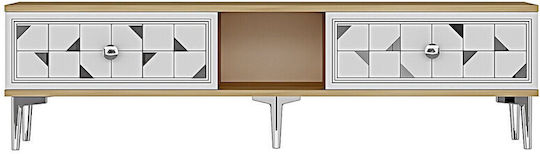 Έπιπλο TV Επιδαπέδιο Καφέ 150x30x41εκ.