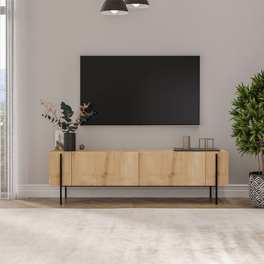 Έπιπλο TV Επιδαπέδιο Καφέ 160x30x45εκ. Έπιπλο TV Επιδαπέδιο Καφέ 160x30x45εκ.