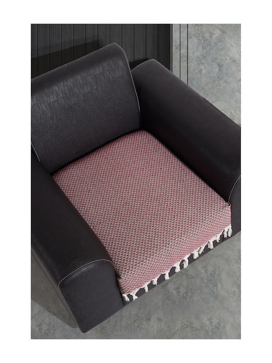 SteweHome Armchair Throw 70x95cm Red
